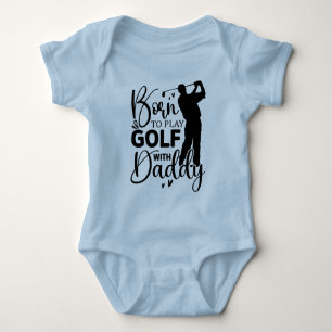 Cute baby boy son golf baby bodysuit