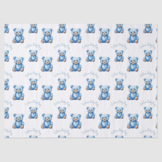 Cute baby boy   tissue paper (Front)