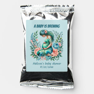 Cute baby brewing shower customizable  coffee drink mix