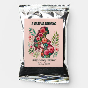 Cute baby brewing shower customizable coffee drink mix