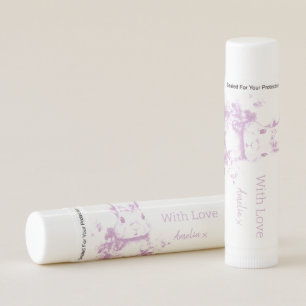 Cute Baby Bunny Personalized Lip Balm