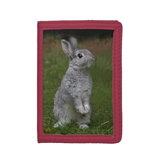 Cute Baby Bunny Wallet (Front Vertical)