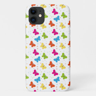 Cute Baby Butterfly Design Colorful Girly Fun iPhone 11 Case
