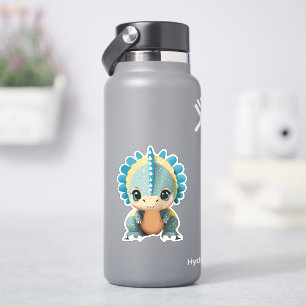 Cute Baby Cartoon Dinosaur Sticker