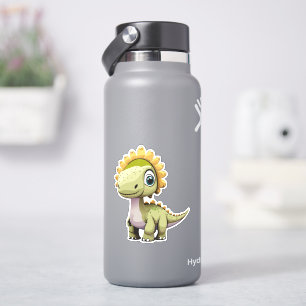 Cute Baby Cartoon Dinosaur Sticker