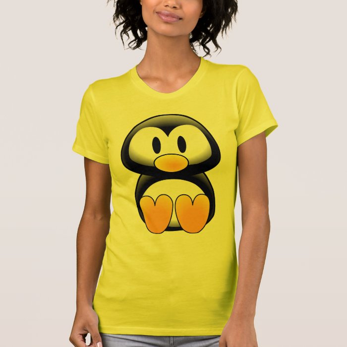 Cute Baby Cartoon Penguin T shirts