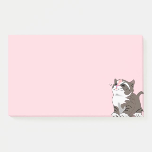 Cute Baby Cat Post it Notes (Front)