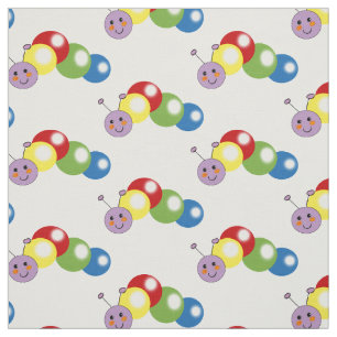 cute baby caterpillar fabric