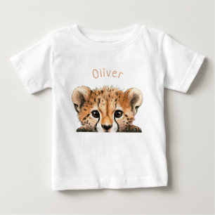Cute Baby Cheetah Personalized  T-Shirt