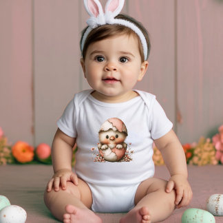 Cute Baby Chick Easter  Bodysuit
