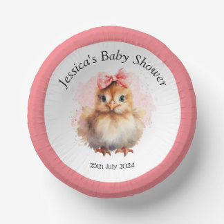 Cute Baby Chick Paper Bowls