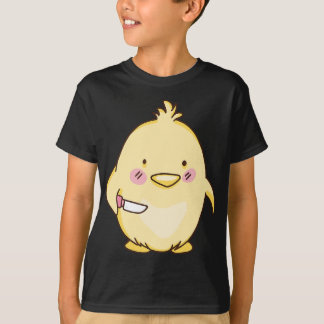 Cute baby chick with knife T-Shirt