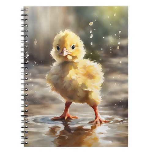 Cute Baby Chicken Spiral Notebook