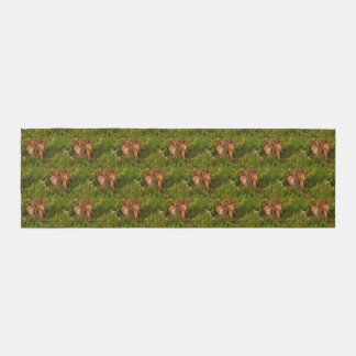 Cute Baby Chipmunks Nature Art Pattern  Runner