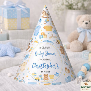 Cute Baby Clothes & Toys Boy Baby Shower Party Hat