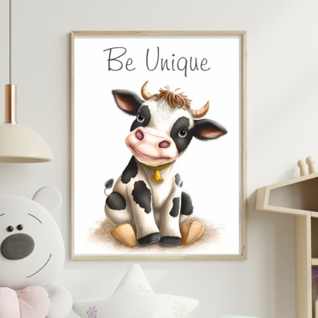 Cute Baby Cow Animal Print (Creator Uploaded)