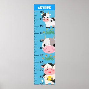 Cute Baby Cow Growth Chart