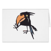 cute baby crow (Front Horizontal)