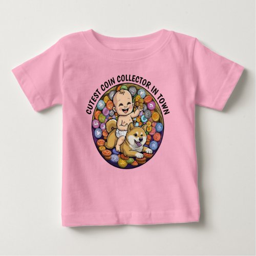 Cute Baby Crypto Baby T_Shirt