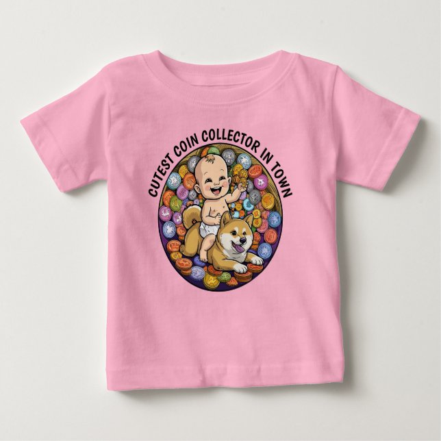 Cute Baby Crypto Baby T-Shirt (Front)