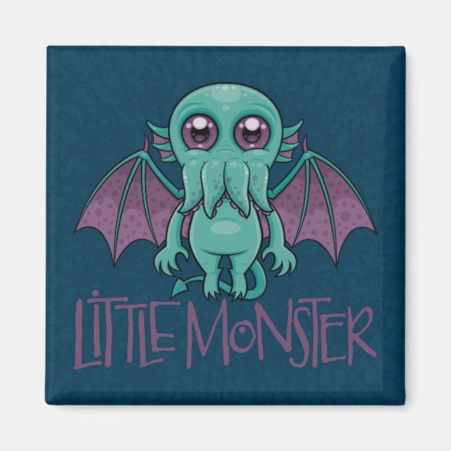 Cute Baby Cthulhu Little Monster Magnet (Front)