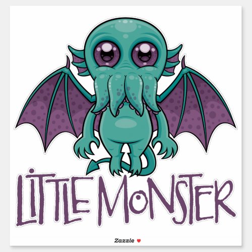 Cute Baby Cthulhu Little Monster Sticker