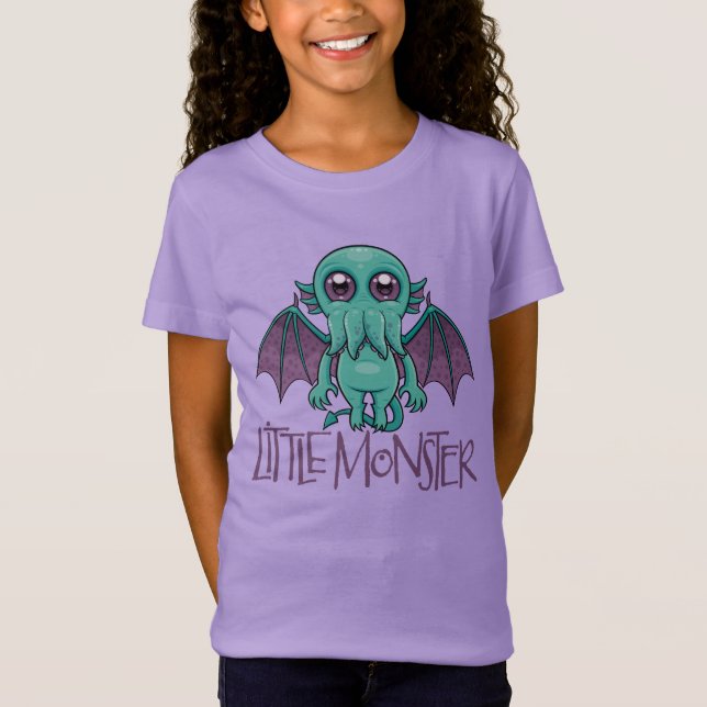 Cute Baby Cthulhu Little Monster T-Shirt (Front)
