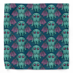 Cute Baby Cthulhu Monster Bandana
