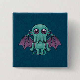 Cute Baby Cthulhu Monster Button