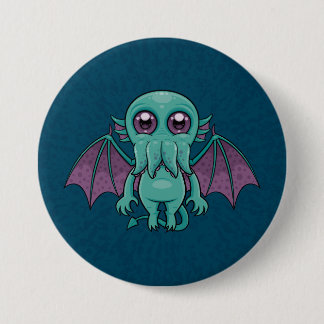 Cute Baby Cthulhu Monster Button
