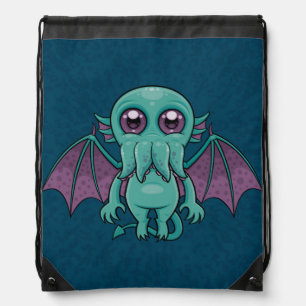 Cute Baby Cthulhu Monster Drawstring Bag