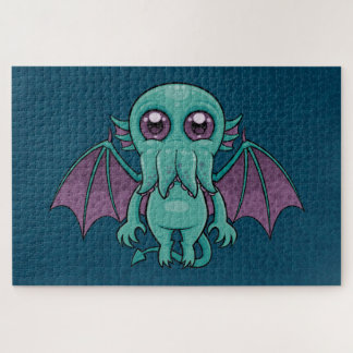 Cute Baby Cthulhu Monster Jigsaw Puzzle