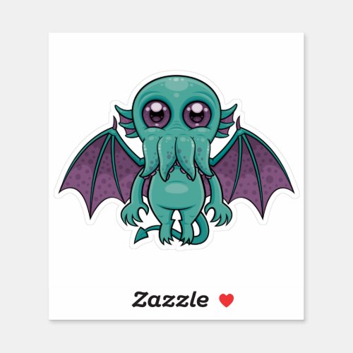 Cute Baby Cthulhu Monster Sticker