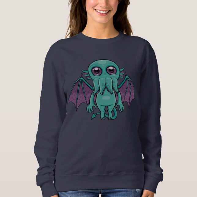 Cute Baby Cthulhu Monster Sweatshirt (Front)