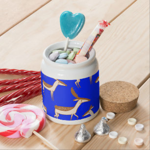 Cute Baby Deer and Family Candy Jar