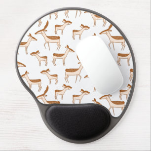 Cute Baby Deer and Family Gel Mouse Pad