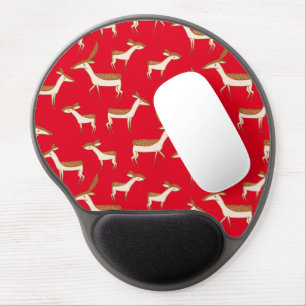 Cute Baby Deer and Family Gel Mouse Pad