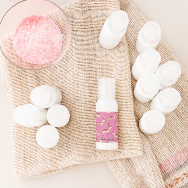 Cute Baby Deer and Family Hand Lotion (Laydown)