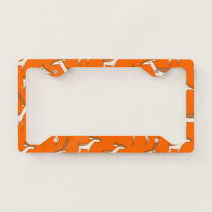 Cute Baby Deer and Family License Plate Frame