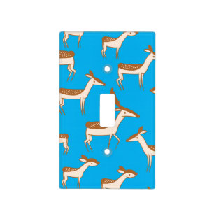 Cute Baby Deer and Family Light Switch Cover