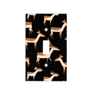 Cute Baby Deer and Family Light Switch Cover