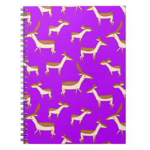 Cute Baby Deer and Family Notebook