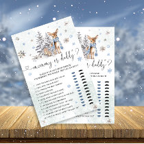 Cute Baby Deer Mommy or Daddy Baby Shower Game