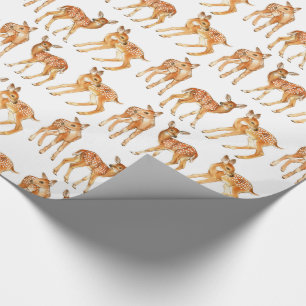 Cute Baby Deer Wrapping Paper