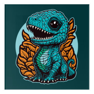 Cute Baby Dinosaur Acrylic Print