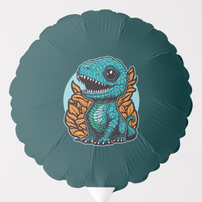 Cute Baby Dinosaur Balloon (Front)