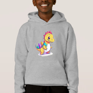 Cute Baby Dinosaur Design Hoodie
