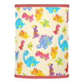 Cute Baby Dinosaur Funny Light Yellow Unisex Kids Lamp Shade (Right)