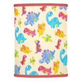 Cute Baby Dinosaur Funny Light Yellow Unisex Kids Lamp Shade (Front)
