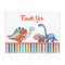 Cute Baby Dinosaur Pattern Personalized Thank You
